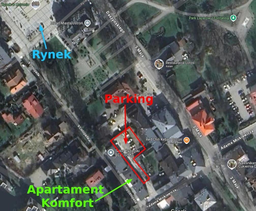Apartament Komfort Centrum Устронь Экстерьер фото